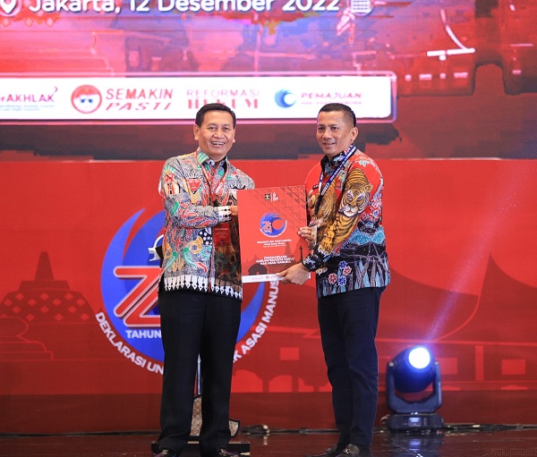 Meranti Peduli Terhadap HAM, Kemenkumham Berikan Pengharagaan 